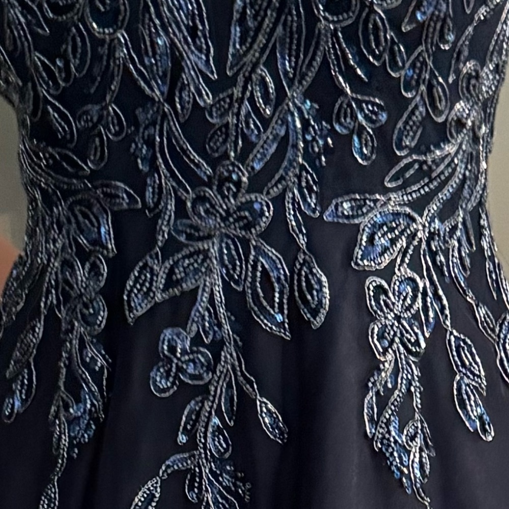 Navy Prom Dress - Picture 7 of 7